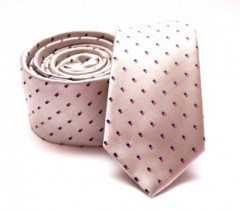    Prémium slim nyakkendő - Arany mintás Kockás nyakkendők