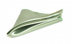                                              Krawat szatén díszzsebkendő - Halványzöld 