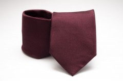 Prémium nyakkendő - Bordó aprókockás Egyszínű nyakkendő