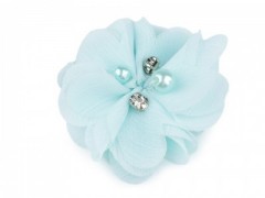 Textil virág - Világosmenta 