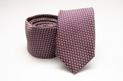    Prémium slim nyakkendő - Lila mintás 