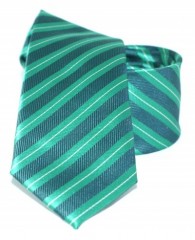               Goldenland slim nyakkendő - Zöld csíkos 
