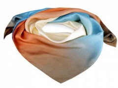 Szivárvány kendő - Kék-barna 