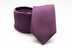 Prémium selyem nyakkendő - Burgundi Aprómintás nyakkendő