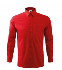 Malfini 100 % Pamut puplin férfi ing - Piros Egyszínű ing