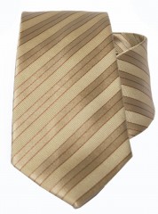 Prémium selyem nyakkendő - Arany csíkos Selyem nyakkendők