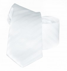               Goldenland slim nyakkendő - Fehér csíkos 