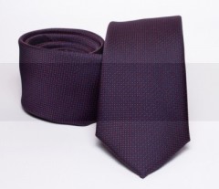    Prémium slim nyakkendő - Sötétlila aprómintás Aprómintás nyakkendő