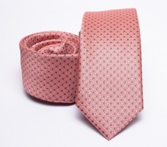    Prémium slim nyakkendő - Lazac aprómintás Aprómintás nyakkendő