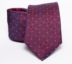    Prémium nyakkendő -  Bordó mintás Aprómintás nyakkendő