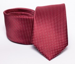    Prémium nyakkendő -  Meggypiros pöttyös Aprómintás nyakkendő