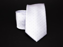    Prémium nyakkendő -  Fehér pöttyös Aprómintás nyakkendő