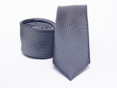 Prémium selyem slim nyakkendő - Kékesszürke Selyem nyakkendők