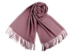                           Pashmina típusú sál rojtokkal - Lilásszürke 