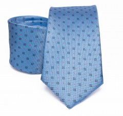   Prémium selyem nyakkendő - Kék aprómintás Selyem nyakkendők