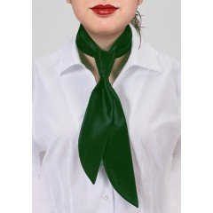Zsorzsett női nyakkendő - Sötétzöld 