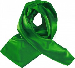               Szatén női sál - Fűzöld Női divatkendő és sál