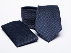    Prémium nyakkendő szett - Sötétkék pöttyös Nyakkendő szettek