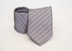    Prémium nyakkendő -  Szürke-fekete csíkos 
