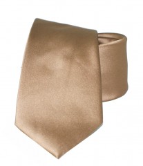                                                                     NM Szatén nyakkendő - Aranybarna Egyszínű nyakkendő