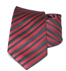    Newsmen gyerek nyakkendő - Fekete-piros csíkos Gyerek nyakkendők