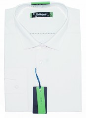    Goldenland slim hosszúujjú ing - Fehér Egyszínű ing