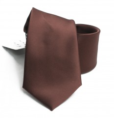                                                                          NM szatén nyakkendő - Barna 