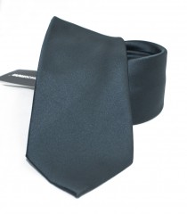                                                                    NM szatén nyakkendő - Sötétszürke 