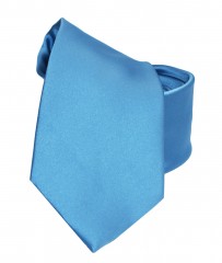                                                                      NM szatén nyakkendő - Égszínkék 