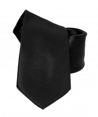                                                                         NM szatén nyakkendő - Fekete Egyszínű nyakkendő
