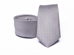    Prémium slim nyakkendő - Szürke aprómintás Aprómintás nyakkendő