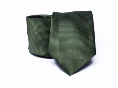 Prémium nyakkendő - Sötétzöld Egyszínű nyakkendő