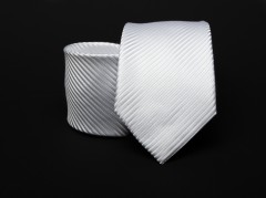 Prémium nyakkendő - Fehér Csíkos nyakkendő