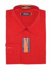       Goldenland hosszúujjú ing - Piros Egyszínű ing