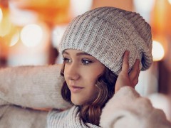 Unisex téli sapka - Szürke Női kalap, sapka