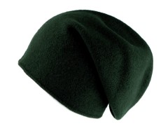 Gyapjú manó sapka - Sötétzöld Női kalap, sapka