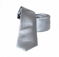                  NM slim szatén nyakkendő - Ezüstszürke 