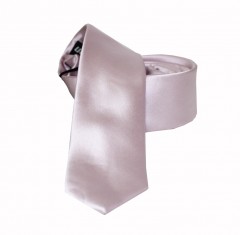                  NM slim szatén nyakkendő - Púderrózsa Egyszínű nyakkendő