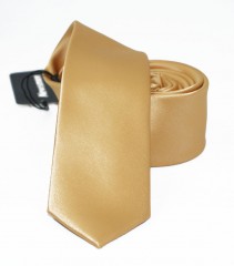                 NM slim szatén nyakkendő - Arany Egyszínű nyakkendő