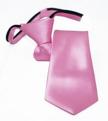     NM Állítható szatén gyerek/női nyakkendő - Rózsaszín Gyerek nyakkendők