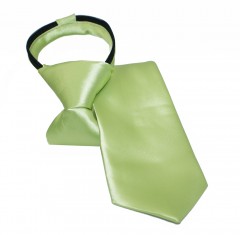     NM Állítható szatén gyerek/női nyakkendő - Lime Gyerek nyakkendők