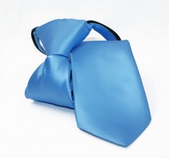     NM Állítható szatén gyerek/női nyakkendő - Égszínkék Gyerek nyakkendők
