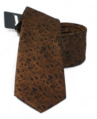                  NM slim nyakkendő - Barna mintás Mintás nyakkendők