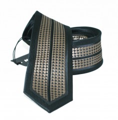                  NM slim nyakkendő - Arany mintás Mintás nyakkendők