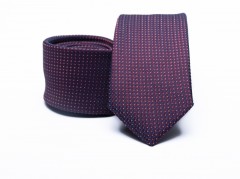    Prémium slim nyakkendő - Lila aprópöttyös Aprómintás nyakkendő