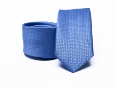    Prémium slim nyakkendő - Tengerkék Aprómintás nyakkendő
