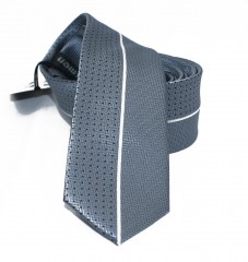                  NM slim nyakkendő - Szürke csíkos Csíkos nyakkendő