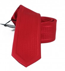                  NM slim nyakkendő - Piros mintás 