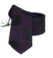                  NM slim nyakkendő - Lila kockás Kockás nyakkendők