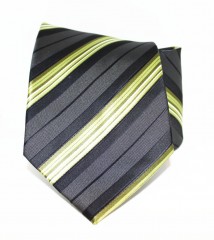                       NM classic nyakkendő - Zöld-fekete csíkos 